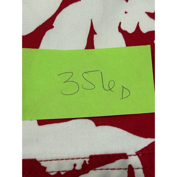 Drapers & Damons Red White Floral Womens Jacket Sz Large - Picture 8 of 8